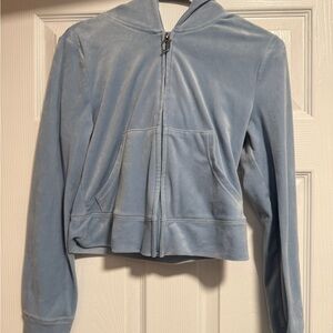 Juicy Couture Light Blue Velvet track suit